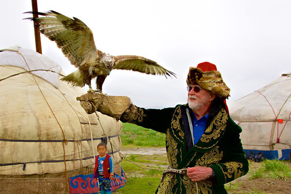 Western Mongolia, Eagle Hunting Family and Gobi Desert